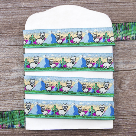 Лента жаккард UNION KNOPF "Лама". Арт 7570-020-0032