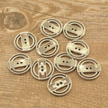 Пуговица DISBOTON, размер 36 ZA-OR-CFR-RA-AC цвет 36 C/09 NIKEL-NIKEL-FR ART.2474. Арт 32891360000980D