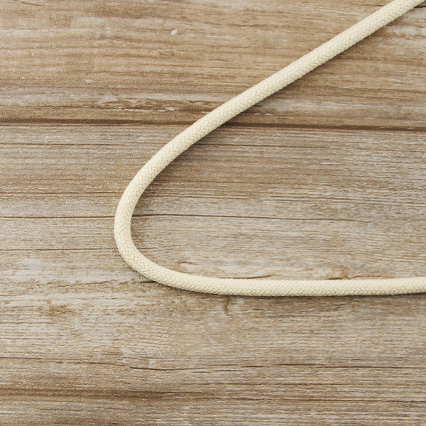Шнур плетеный SPIRAL ( SAFISA), 8 мм, 50 м, цвет бежевый натуральный. Арт 25280-8mm-56