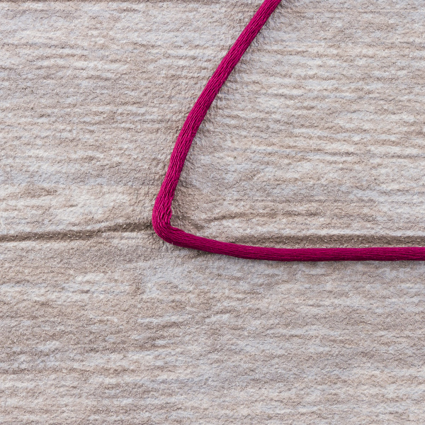 Шнур атласный SAFISA 2 мм, 25 м, цвет 30, бордо. Арт 462-30                  