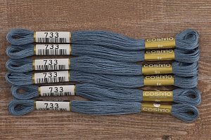 Мулине COSMO однотонный цвет  733       . Арт 25-6/733       