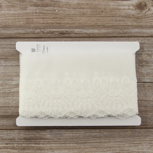 Кружево-вышивка на тюле, 50 мм. Арт 42242/00