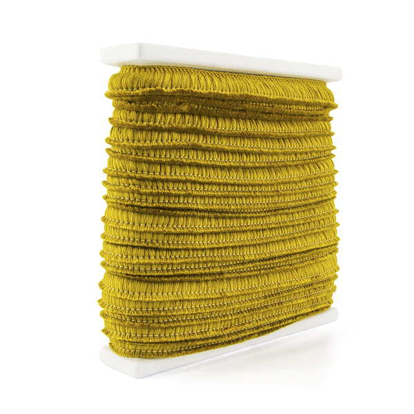 Бахрома декоративная, 30 мм, цвет античное золото. Арт BT - 30c - col.B-17