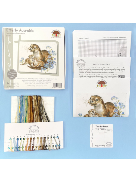 Набор для вышивания "Otterly Adorable". Арт XHD141
