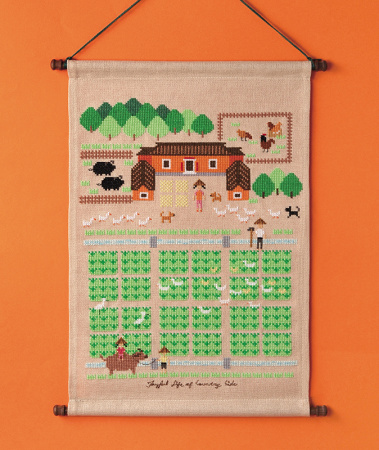 Набор для вышивания "Счастливая жизнь за городом". Арт 2870901