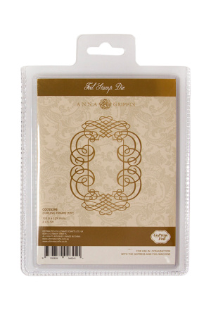 Штамп-нож "Curling Frame" для горячего тиснения и печати фольги на машинке GoPress and Foil. Арт CO725295