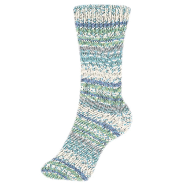 Пряжа Fortissima Socka 4-fach color, 75% шерсть, 25% полиамид, 420 м, 100 г. Арт 90028-2489