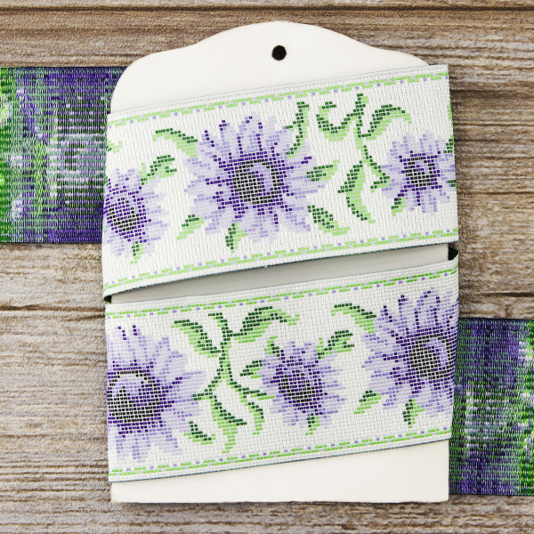 Лента жаккард SAFISA, 50 мм, 15 м, цвет 03. Арт 9128-50мм-03            