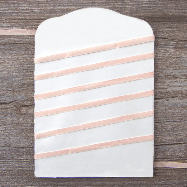 Лента для вышивания SAFISA на блистере, 4 мм, 5 м, цвет 83, нежно-розовый. Арт P111-4мм-83             