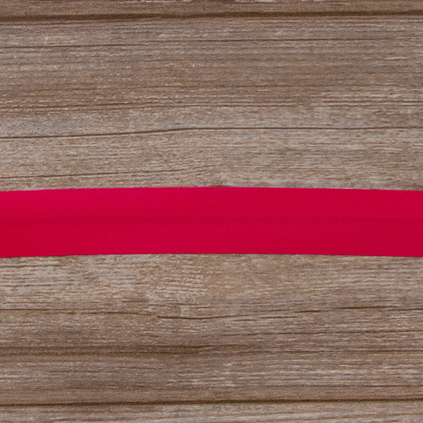 Косая бейка атласная 30 мм, 25 м, цвет 20, темно-розовый. Арт 6260-30мм-20            