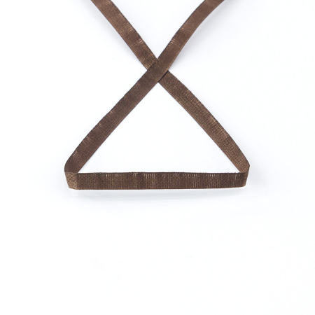 Лента для вышивания SAFISA на блистере, 4 мм, 5 м, цвет 17, темно-коричневый. Арт P111-4мм-17             