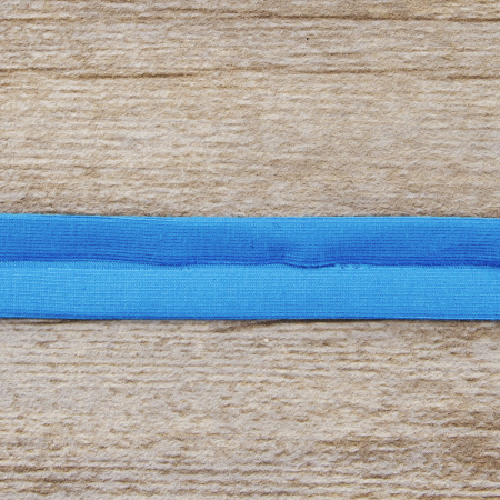 Косая бейка хлопок, 20 мм, 20 м, цвет 16, бирюзовый. Арт 6598-20мм-16