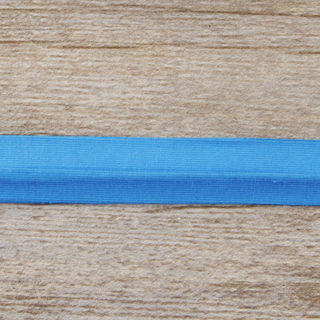 Косая бейка хлопок, 20 мм, 20 м, цвет 16, бирюзовый. Арт 6598-20мм-16