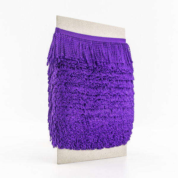 Бахрома витая, 60 мм, цвет фиолетовый. Арт PP-60 col.404