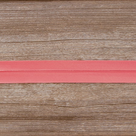 Косая бейка атласная 30 мм, 25 м, цвет 29, ярко-розовый. Арт 6260-30мм-29            