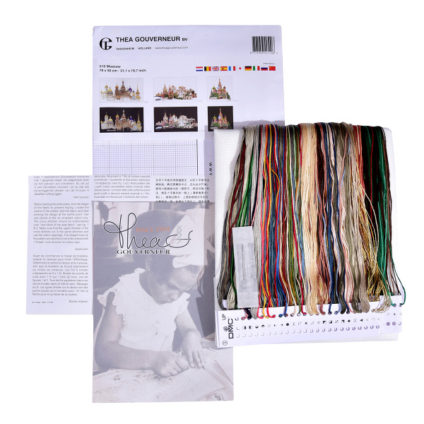 Набор для вышивания "Москва", канва аида 18 ct. Арт 510A                    