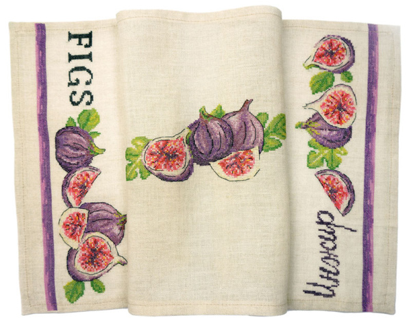 Набор для вышивания скатерти "Инжир". Арт 21.003.09