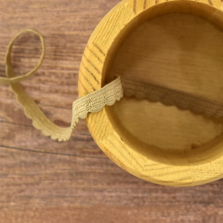 Кант-тесьма, 8 мм, цвет горчичный. Арт 2176/27