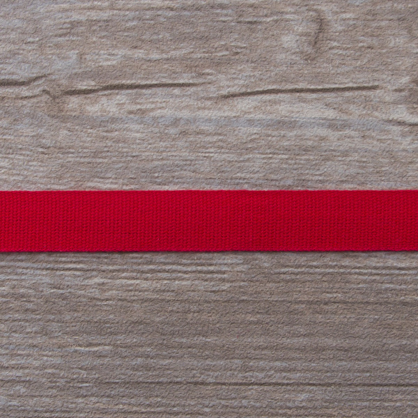 Тесьма киперная хлопковая на блистере SAFISA, 14 мм, 2,5 м , цвет 14, красный. Арт P00260C-14мм-14         