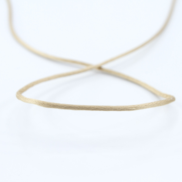 Шнур атласный SAFISA 2 мм, 25 м, цвет 63, бежевый. Арт 462-63                  