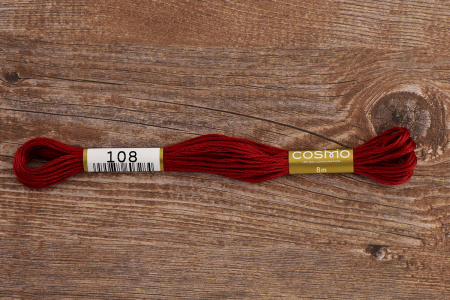 Мулине COSMO однотонный цвет  108       . Арт 25-6/108       