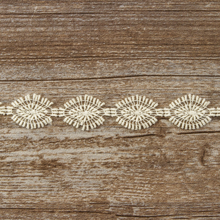 Кружево-вышивка на тюле, 15 мм. Арт 42267/58