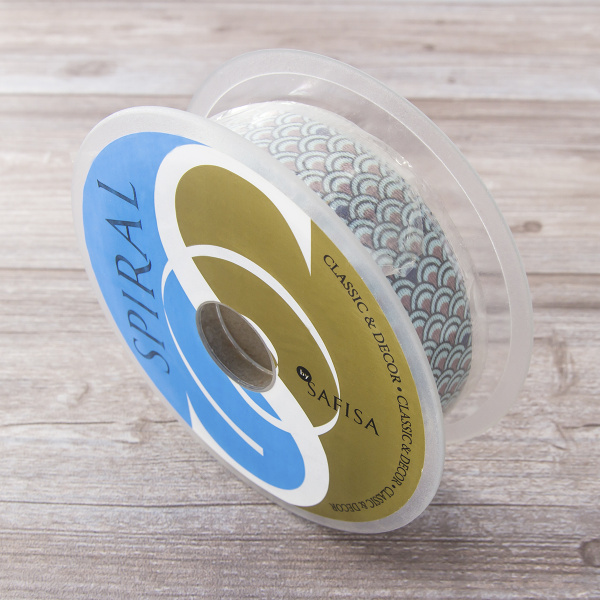 Тесьма ременная декоративная, 30 мм, цвет ментоловый, 10 м. Арт 35136-30мм-01