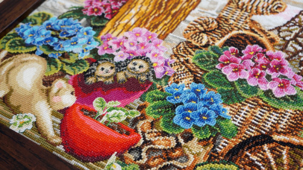 Набор для вышивания "Фиалки". Арт 11.002.12