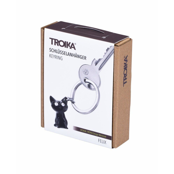 Брелок TROIKA "Кошечка". Арт KR16-22/BK