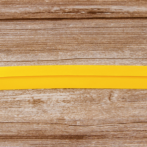 Косая бейка атласная 30 мм, 25 м, цвет 22, цвет спелого манго. Арт 6260-30мм-22            