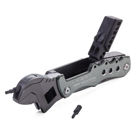 Многофункциональный инструмент TROIKA с 12 функциями. Арт TOL44/GY