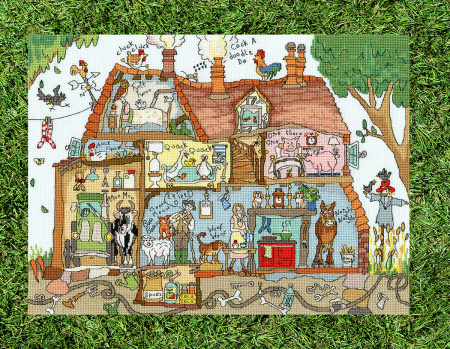 Набор для вышивания "Cut Thru' Old MacDonald". Арт XCT36