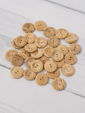 Пуговицы CONCEPT Button of Olive Wood, размер 36, дерево, цвет NAT. Арт 6412H-036-COL.NAT