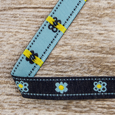 Лента жаккард SAFISA, 10 мм, 15 м, цвет 03. Арт 9085-10мм-03            