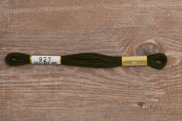 Мулине COSMO однотонный цвет  927       . Арт 25-6/927       