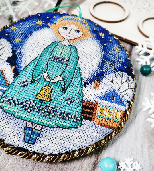 Набор для создания пинкипов "Ангелы Рождества". Арт 21.002.29