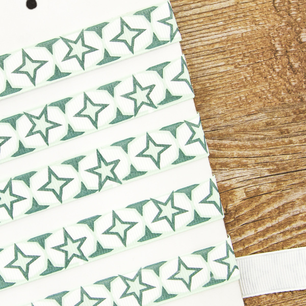 Лента с рисунком SAFISA, 15 мм, 15 м, цвет 01. Арт 25258-15мм-01           