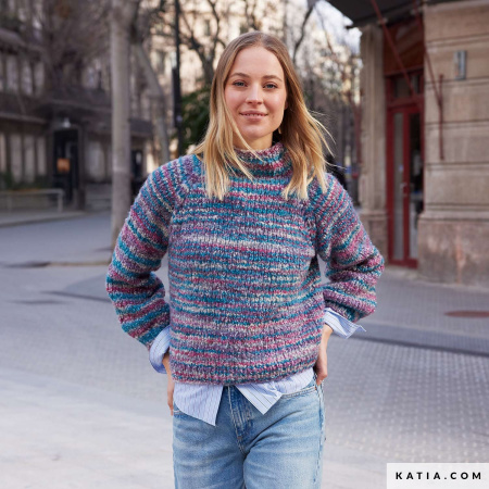 Журнал с моделями по пряже Katia  Woman-Man Multicolor 2. Арт 7923