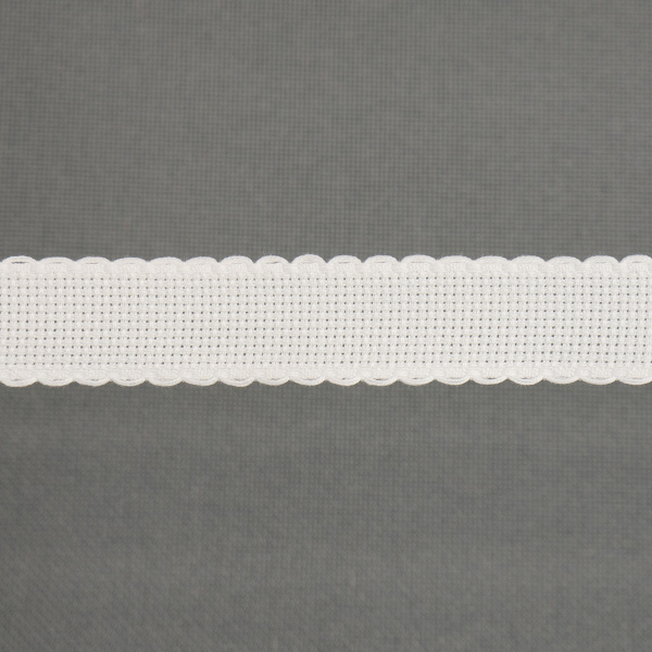 Лента канвовая Aida для вышивания 14 ct ширина 2,5 см. Арт 7002/1