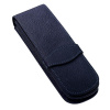 Футляр кожаный "Leather Case Classic" для двух ручек, цвет синий. Арт 41048