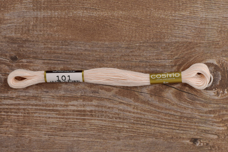 Мулине COSMO однотонный цвет  101       . Арт 25-6/101       