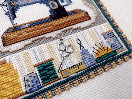 Набор для вышивания "Швейная машинка". Арт 13.003.24