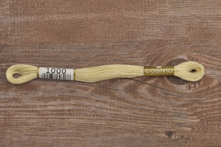 Мулине COSMO однотонный цвет  1000      . Арт 25-6/1000      