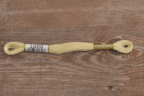 Мулине COSMO однотонный цвет  1000      . Арт 25-6/1000      