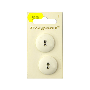 Пуговицы "Elegant"   3/4'' (19mm.) White. Арт 5000                    