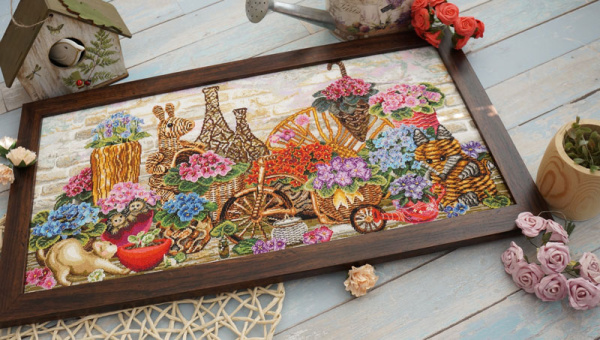 Набор для вышивания "Фиалки". Арт 11.002.12