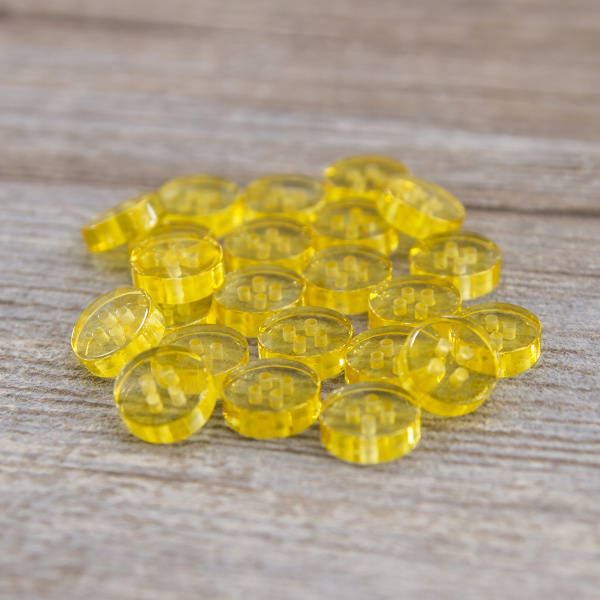 Пуговицы из натурального Янтаря. Арт Amber-16-1