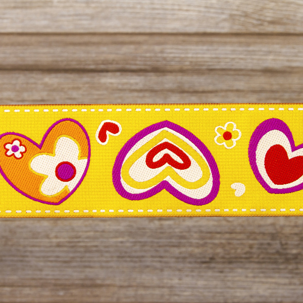 Лента жаккард SAFISA, 50 мм, 15 м, цвет 01. Арт 9127-50мм-01            