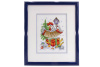 Вышитая картина "Новогоднее кукареку". Арт Модель 01.033.27