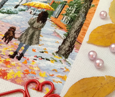 Набор для вышивания  "Первый снег". Арт 02.012.09